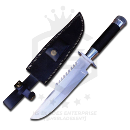 Commando Knife of John Matrix Knife with Sheath from Commando Bowie knife with sheath