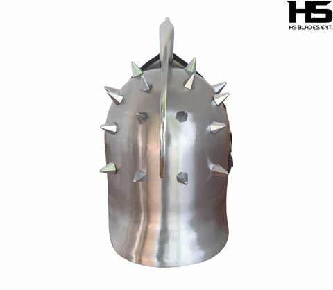 Wearable Roman Gladiator Helmet with Stand (Polish)