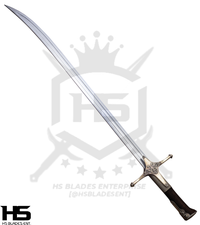 43" Witcher Iris Sword of Geralt of Rivia Saber Sword in $77 (Spring Steel & D2 Steel versions are Available) from The Witcher Sword