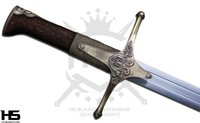 43" Witcher Iris Sword of Geralt of Rivia Saber Sword in $77 (Spring Steel & D2 Steel versions are Available) from The Witcher Sword