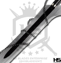 Bleach True Bankai Sword of Ichigo Kurosaki in $99 (Japanese Steel Available) Zanpakuto from Bleach Swords | Bleach Katana | Zanpakuto Katana