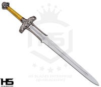 cord wrapped handle of conan's sword