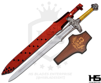 conan's atlantean sword with scabbard & stand