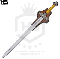 atlantean sword with plaque