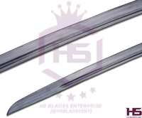 the damascus pattern HS Blades ENT uses for its damascus swords is very finely forged to match upper international standards