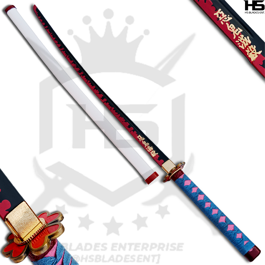 Full Tang Demon Whip Nichirin Sword of Mitsuri Kanroji in $77