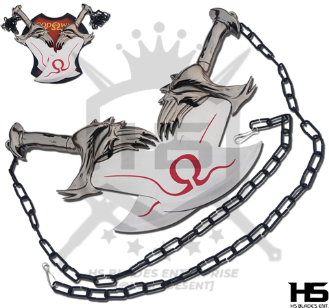 chaos blades are some of the most iconic knives of fantasy realm, finding their origin in god of war series and used by kratos against his enemies of the game.