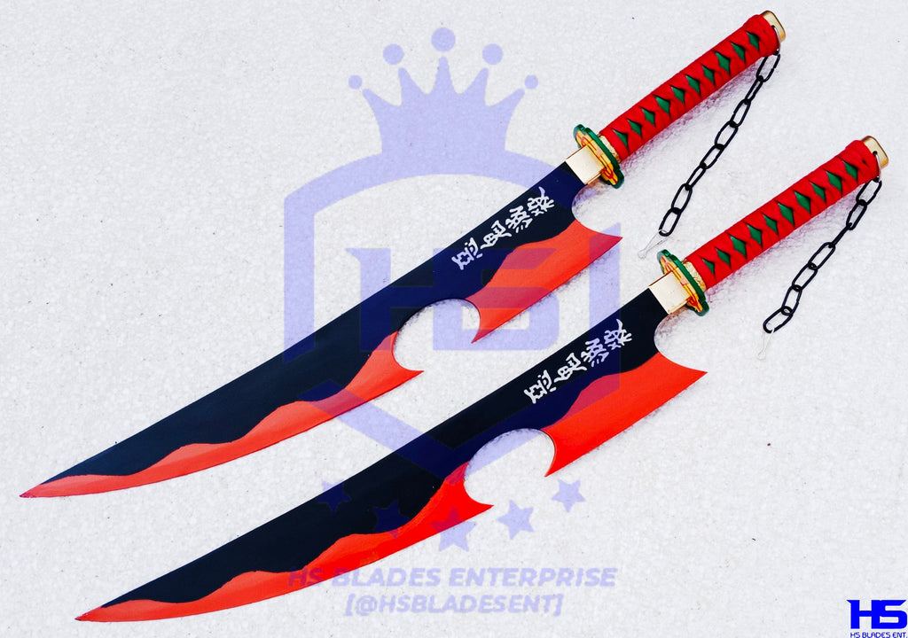その他 NICHIRIN SWORD (TENGEN UZUI) Tengen Uzui Nichirin Sword (2 Pieces Metal) | BLADE ADDICT
