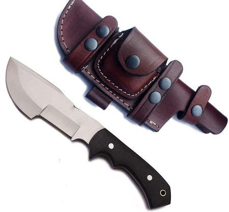 Roan deMarcs Tracker Knife with Sheath (Spring Steel, D2 Steel are also available)-Camping & Hunting Knife