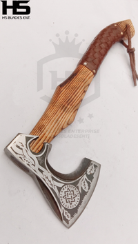 The Fermor Gungnir: Camping Functional Axe with Leather Sheath in Just $69-Functional Viking Axe