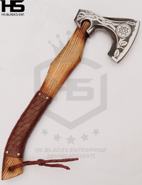 The Fermor Gungnir: Camping Functional Axe with Leather Sheath in Just $69-Functional Viking Axe