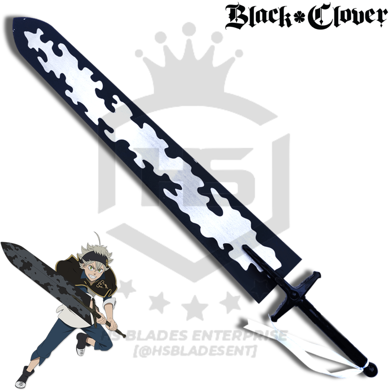 44" Demon Slayer Sword of Asta in $139 (BR Spring Steel & Japanese Steel are also available) from Black Clover Swords