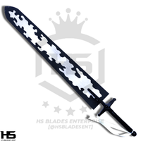 44" Demon Slayer Sword of Asta in $139 (BR Spring Steel & Japanese Steel are also available) from Black Clover Swords