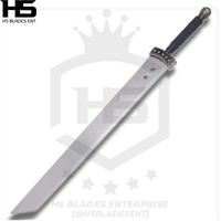 Cloud Buster Sword Mini in Just $49 (Battle Ready D2 Steel, Damascus is also Available) from Final Fantasy | Buster Mini Sword | Cloud Mini Buster Sword Final Fantasy Sword