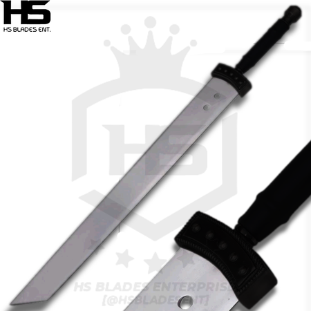 Cloud Buster Sword Mini in Just $49 (Battle Ready D2 Steel, Damascus is also Available) from Final Fantasy | Buster Mini Sword | Cloud Mini Buster Sword Final Fantasy Sword