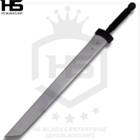 Cloud Buster Sword Mini in Just $49 (Battle Ready D2 Steel, Damascus is also Available) from Final Fantasy | Buster Mini Sword | Cloud Mini Buster Sword Final Fantasy Sword