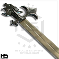 Sleeping Lion Keyblade Sword of Leon in Just $77 (Battle Ready Spring Steel, Damascus & D2 Steel Versions are also Available) Given to Riku from Kingdom Hearts-Kingdom Heart Replica Swords
