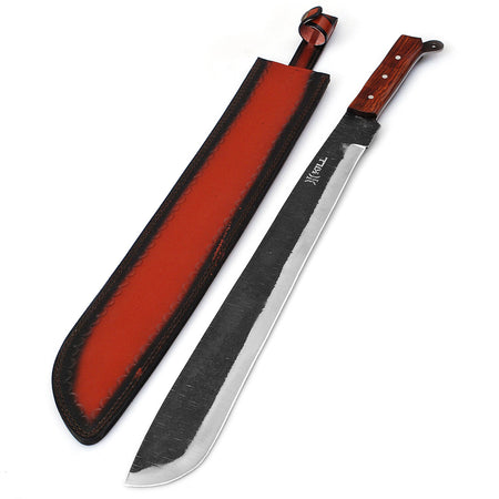 27" Voorhees Friday 13th Bushcraft & Camping Machete (D2 Steel, Spring Steel are available) with Custom Blade Material Variations-Bushcraft Machete