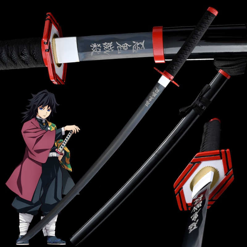 Nichrin Sword in Just $77 (Japanese Steel is Available) of Tomioka Giyuu from Demon Slayer Type IV | Japanese Samurai Sword
