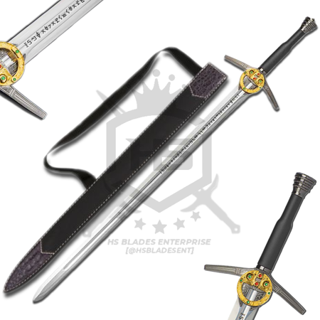 42" Witcher Steel Sword of Geralt of Rivia with Jewel in Just $77 (Spring Steel & D2 Steel versions are Available) from The Witcher Sword-Type I
