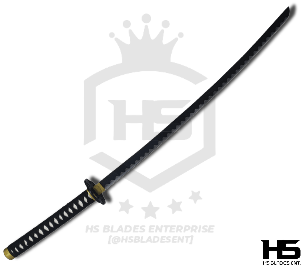 sammensnøret tilbede Spis aftensmad Demon Slasher Sword of Yami Sukehiro (Asta Katana) (Japanese Steel is also  Available) from Black Clover Type I | Japanese Samurai Sword – HS Blades  Enterprise