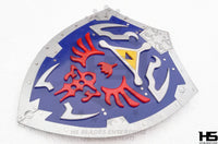 27" Blue Hylian Shield with wall hanger and sheath from The Legend of Zelda Shields