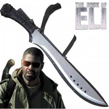 24" Book of Eli Bushcraft & Camping Machete with Custom Blade Material Variations