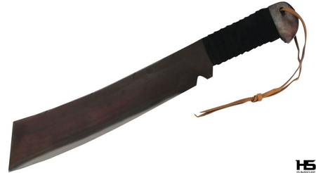 17" Rambo First Blood IV Machete Bushcraft Machete Raw Brawl (Spring Steel, D2 Steel are also available)-Camping & Hunting Machete