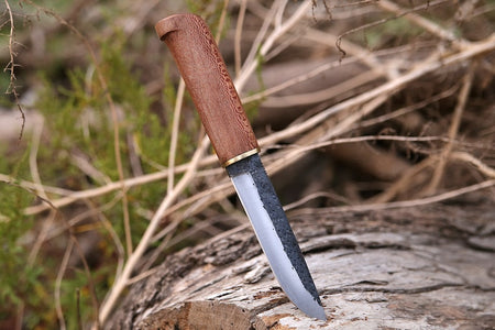Xenon Skinning Knife with Sheath (Spring Steel, D2 Steel are also available)-Camping & Hunting Knife
