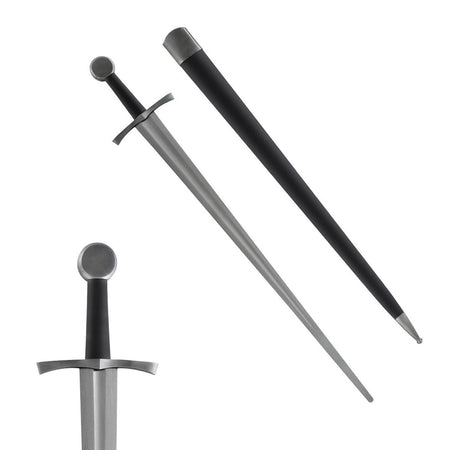 38" Full Tang Viking sword type Oakeshott type XII (Spring Steel & D2 Steel Battle ready are available) with Scabbard-Black