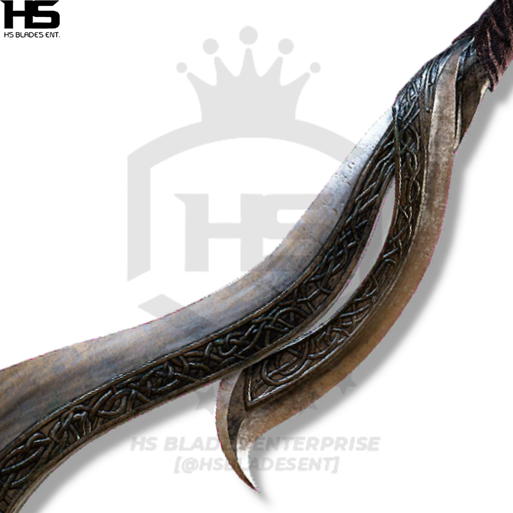 45" Zamor Curved Sword of in Just 121 (Spring Steel & D2 Steel versio