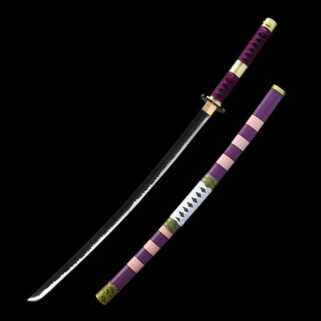 Nidai Kitetsu Sword of Zorro in Just $77 (Japanese Steel is also Available) from One Piece Swords-Purple | Japanese Samurai Sword
