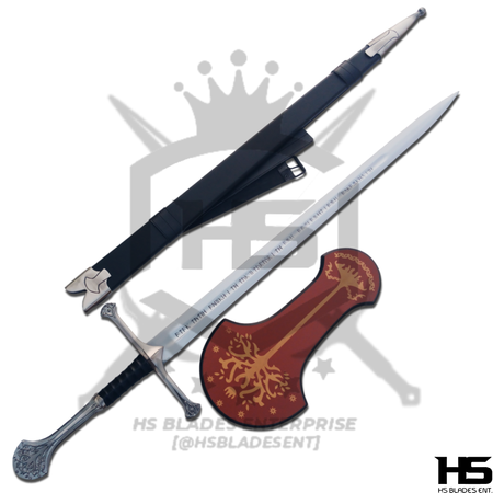 45" New Anduril Sword of King Aragorn in Just $88 (Spring Steel & D2 Steel versions are Available) from Lord of The Rings Swords-LOTR Swords