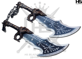 Kratos Knives, along with Kratos Axe and Kratos Spear, form a complete set for the valiant hero's adventorous voyage.