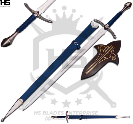 Title Picture for product named Glamdring Sword of Gandalf The Grey from The Hobbit with Plaque and Scabbard