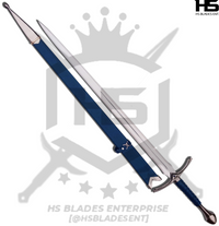 At HS Blades Ent, we make replica of Glamdring sword that are functional and battle ready using steels like 5160 Spring Steel, Tool Steels and Full Tang Japanese steel