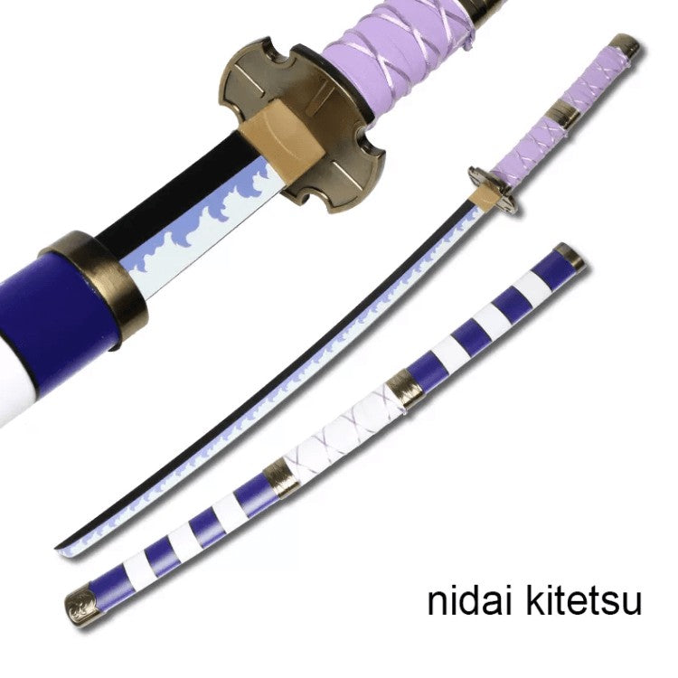Nidai Kitetsu Sword of Luffy in Just $77 (Japanese Steel is also Available) from One Piece Swords-Type II | Japanese Samurai Sword