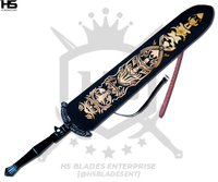 45" Bloodborne Holy Blade Sword of Ludwig in Just $88 (Spring Steel & D2 Steel versions are Available) from Bloodborne Swords-Bloodborne Props