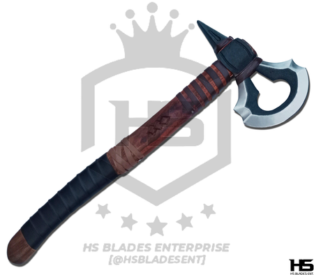 Assassin Tomahawk Axe in Just $69 with Leather Sheath from Assassin Creed Axe (Rosewood handle)-Functional Axe