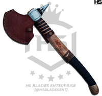Assassin Tomahawk Axe in Just $69 with Leather Sheath from Assassin Creed Axe (Polish)-Functional Axe