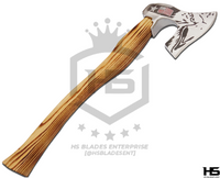 The American Day Dream: Hand Forged Viking Axe with Leather Sheath & Wooden Box in Just $49-Functional Viking Axe