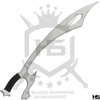 24" Klingon Kur'leth Knife in Just $77 (Battle Ready Spring Steel & D2 Steel Available) of Klingons from Star Trek-Star Trek Swords