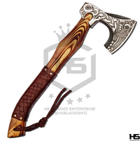 "Functional Viking Axe with Sleek Design and Superior Performance."