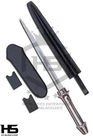 Supernatural Castiel Angel Blade of Castiel CAS  (Spring Steel & D2 Steel versions are Available) with Stand & Black Sheath from Supernatural Knives