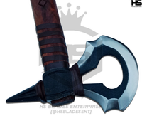 Assassin Tomahawk Axe in Just $69 with Leather Sheath from Assassin Creed Axe (Rosewood handle)-Functional Axe