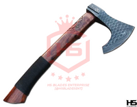 The Surged in Purity: Hand Forged Viking Axe with Leather Sheath & Wooden Box in Just $59-Functional Viking Axe