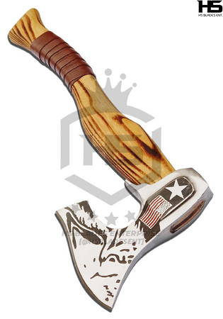 The American Dream: Hand Forged Viking Axe with Leather Sheath & Wooden Box in Just $59-Functional Viking Axe