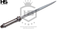 Supernatural Castiel Angel Blade of Castiel CAS  (Spring Steel & D2 Steel versions are Available) with Stand & Brown Sheath from Supernatural Knives