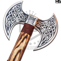 The Odotunax: Hand Forged Viking Axe with Leather Sheath & Wooden Box in Just $88-Functional Viking Axe