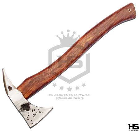 The Spikester: Hand Forged Viking Axe with Leather Sheath & Wooden Box in Just $49-Functional Viking Axe
